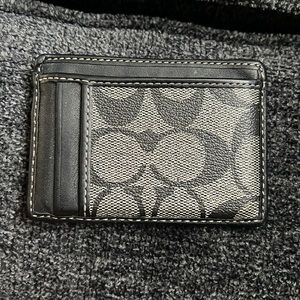 Mens coach card holder